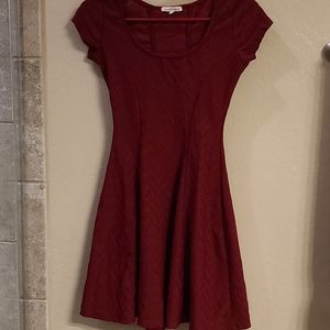 charlotte russe maroon dress